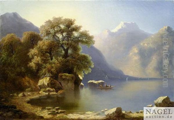 Landschaft Mit Hochgebirgssee - view 1