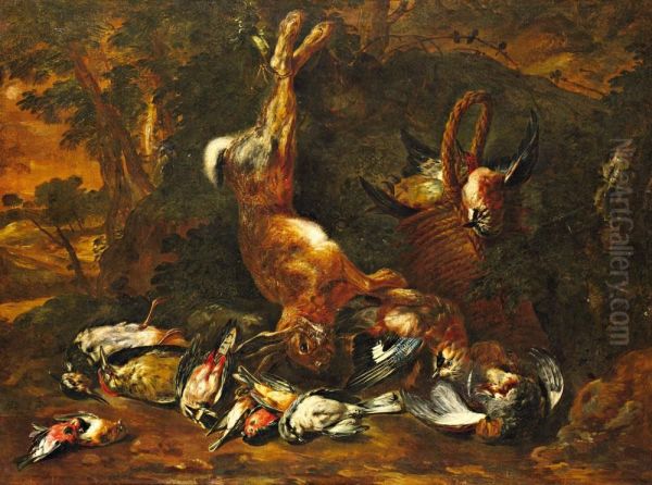 Nature Morte Au Lievre Et Becasses - view 1