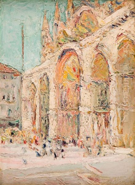 Saint Mark Cathedral In Venice - view 1