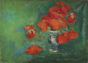 Poppies In A Vase