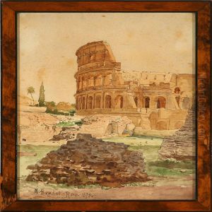 View Of Colosseum In Rome