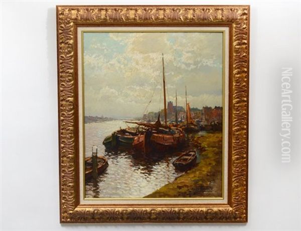 Boats In Amsterdam - view 1