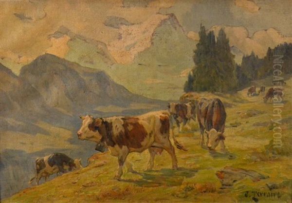 Troupeau En Alpage - view 1