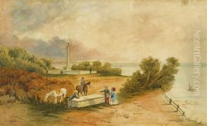 (tomb Of Father Receveur At Botany Bay) by Frederic Casemero Terry