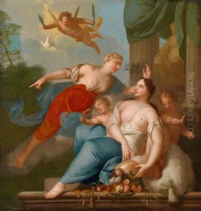 Allegorie Der Fruchtbarkeit by Matthaeus (Arent) Terwesten