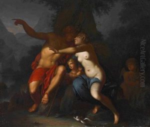 Venus Und Adonis by Matthaeus (Arent) Terwesten