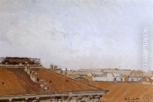 Tetti Di Milano by Aleardo Terzi