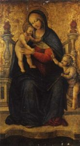 Madonna In Trono Con Bambino E San Giovannino Madonna In Trono Con Bambino E San Giovannino
