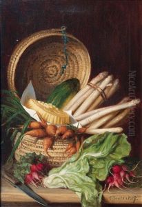 Still Lifes With Flowers And Vegetables (pair) Still Lifes With Flowers And Vegetables (pair)