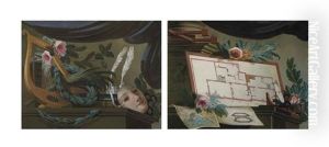 Allegory Of The Arts; And Allegory Of Design And Architecture