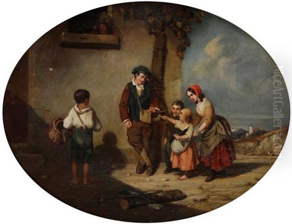 Enfants Avec Un Cochon D'inde - view 1