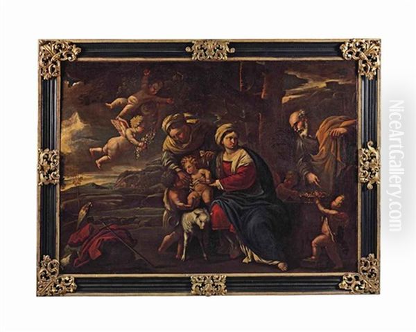 The Holy Family With St Elizabeth And The Infant St John The Baptist - view 1