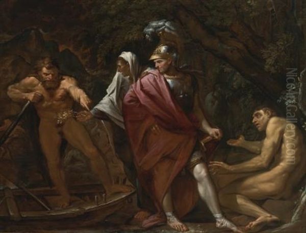 Aeneas On The Bank Of The River Styx - view 1