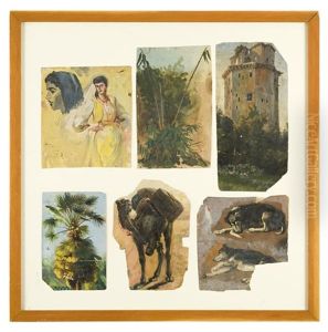 Profili Di Donna Col Velo (bozzetto) (+ 5 Others; 6 Works)