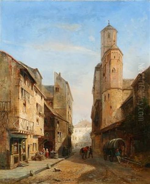 Street Scene, Morning Sun - view 1