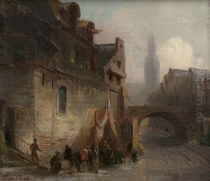 Vor Der Stadt by Paul Constantin Dominique Tetar van Elven