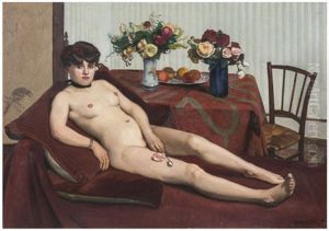 La Petite Maitresse by Maurice Louis Tete