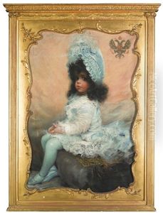 Portrait Of Grand Duchess Elena Vladimirovna by Henry Jones Thaddeus