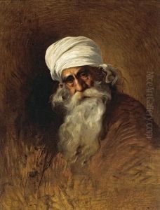 A Portrait Of An Arab Patriarch