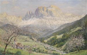 Blick Auf Den Rosengarten