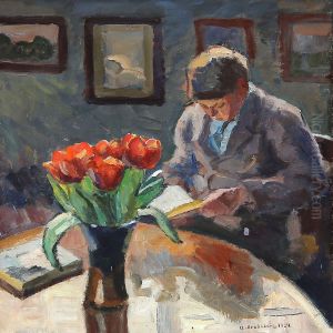 Reading Boy by Axel Bredsdorff