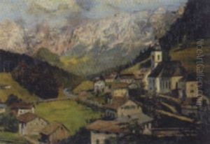 Ramsau Mit Blick Auf Dachstein