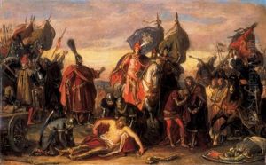 Laszlo Kun And Habsburg Rudolphe After The Battle Of Morvamezo