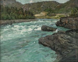 Fra Asaren I Ottadalen by Frits Thaulow