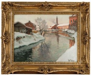 From The Aker River, Winter by Frits Thaulow
