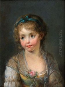 Portrait De Mademoiselle De Senac Portrait De Mademoiselle De Senac