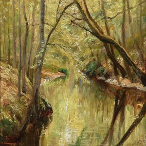 Spring Day In A Forest by Johan Ulrik Bredsdorff