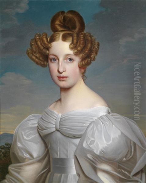 Portrait Der Elise Dorothea Friederike, Freifrau Von Schaezler, Geb. Freifrau Von Susskind - view 1