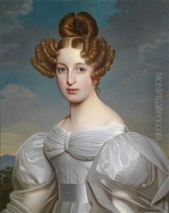 Portrait Der Elise Dorothea Friederike, Freifrau Von Schaezler, Geb. Freifrau Von Susskind