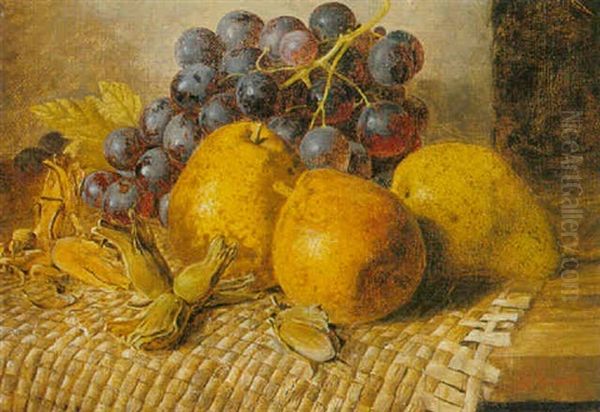 A Still Life With Pears And Grapes - view 1