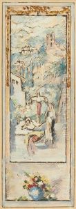 Compozitie Cu Motive Romanesti (schita Pentru Decorarea Palatului Regal ) by Ion Theodorescu Sion