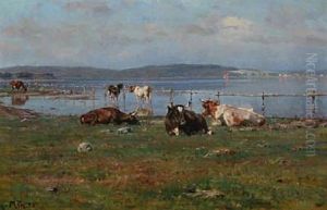 Koer Ved Fjorden by Hans Michael Therkildsen
