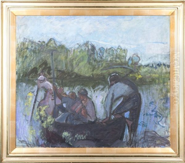 Harvesters In Boat Ii - view 1