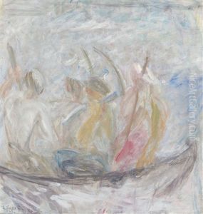 Grim Reapers In The Boat by Ellen Thesleff