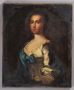 Portrait Of Rebecca Brewton Motte by Jeremiah Theus