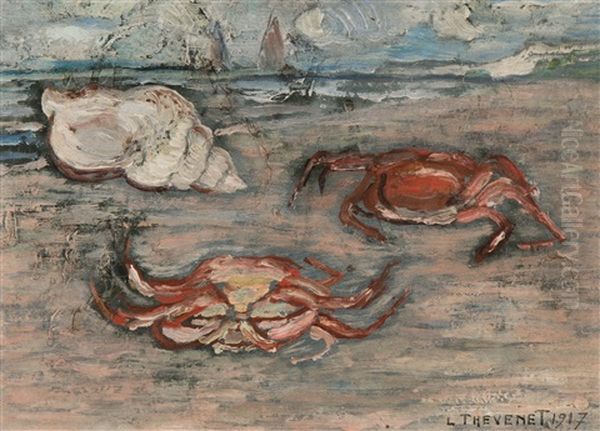 Crabs And Shell On The Beach (1917) - view 1
