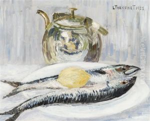 Still Life With Fish (1925) by Louis Thevenet