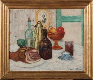 Nature Morte Aux Fruits Et Au Jambon Nature Morte Aux Fruits Et Au Jambon