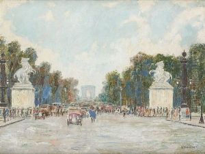 Paris, Les Champs-elysees by Pierre Thevenet