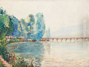 Lever De Brume Sur Le Pont