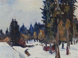 Zuoz In Engadin by Max Robert Theynet