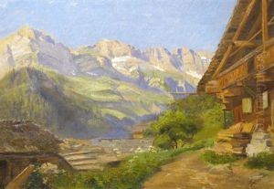 Champery Et Les Dents Blanches by Max Robert Theynet
