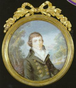 A Gentleman In Green Coat With Gold Buttons