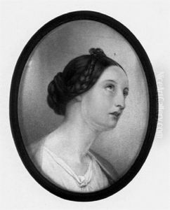 Bildnis Einer Heiligen by Franz Thiel