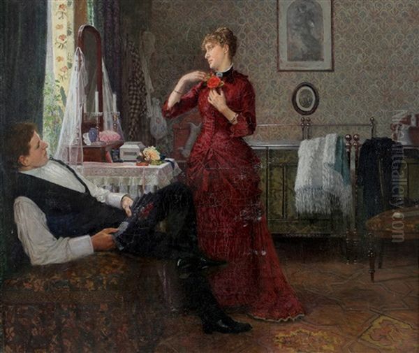 Tying A Rose, 1886 - view 1