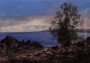 Udsigt Over Salenebugten Imod Gudhjem, Bornholm Udsigt Over Salenebugten Imod Gudhjem, Bornholm